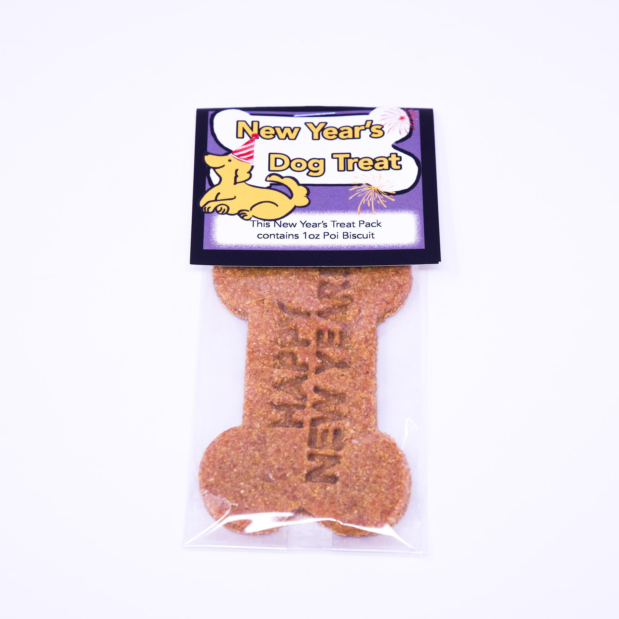 New Year's Dog Treat